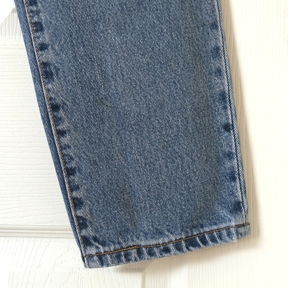 Levi's Y2K Vintage 550 Medium Wash High Waisted Relaxed Fit Tapered Leg Jeans 6 - Picture 15 of 15